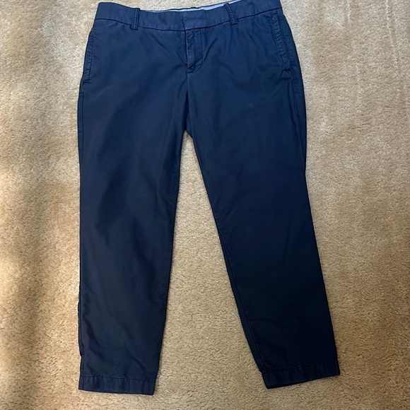 Dark blue J Crew cotton pant